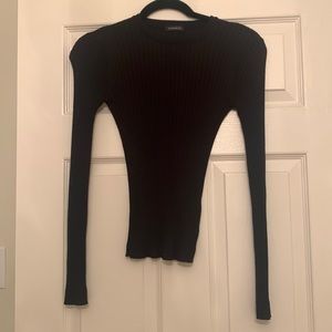 Black long sleeve shirt from dynamite
